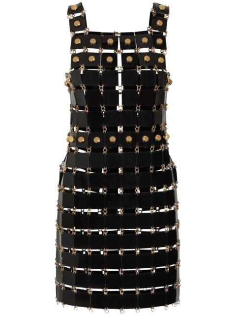 rabanne stud-detailed minidress