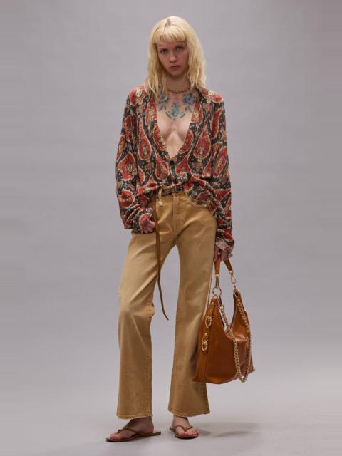 R13 JOAN CROPPED FLARE JEAN