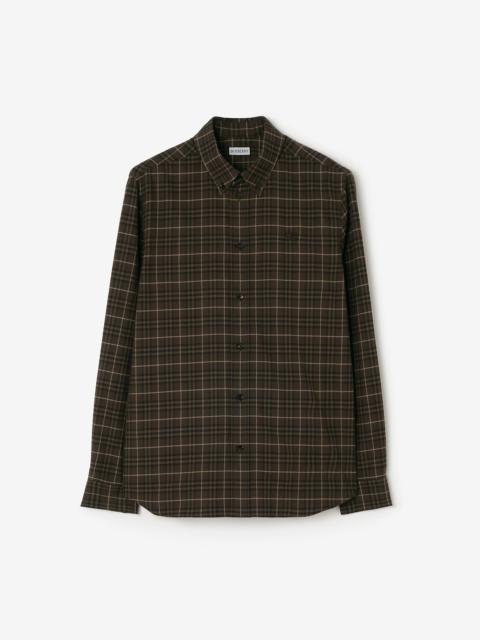 Burberry Relaxed Fit Check Cotton Shirt