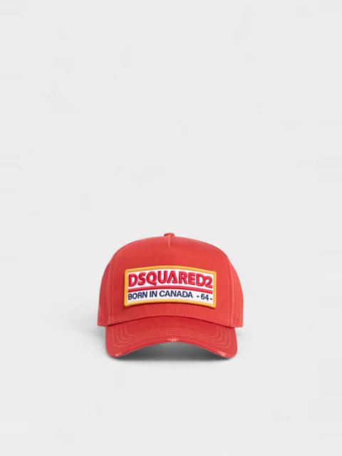 DSQUARED2 DSQUARED2 LOGO PATCH BASEBALL CAP