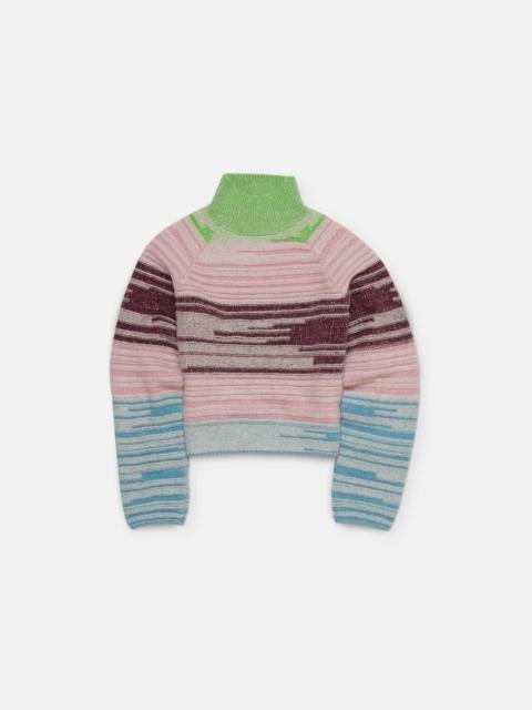 The Elder Statesman MIX N MARL CASHMERE WOMEN’S MOCK
