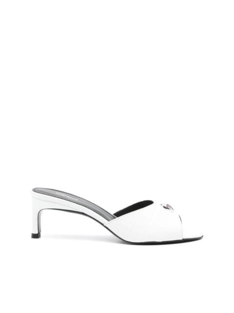 COPERNI 60mm crocodile-embossed mules