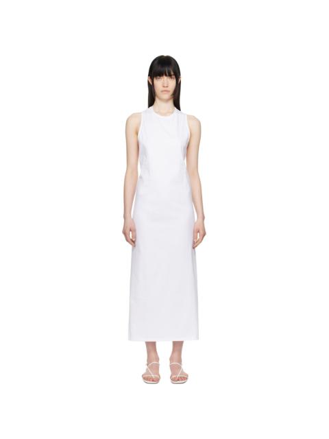 Loulou de Saison White Rayna Midi Dress