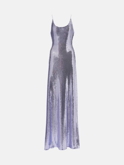 ALEX PERRY Sequined open-back gown