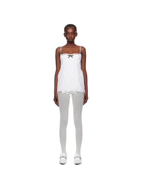 SHUSHU/TONG White Layered Minidress