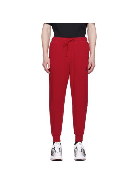 Jordan Red Dri-FIT Sportwear Crossover Sweatpants