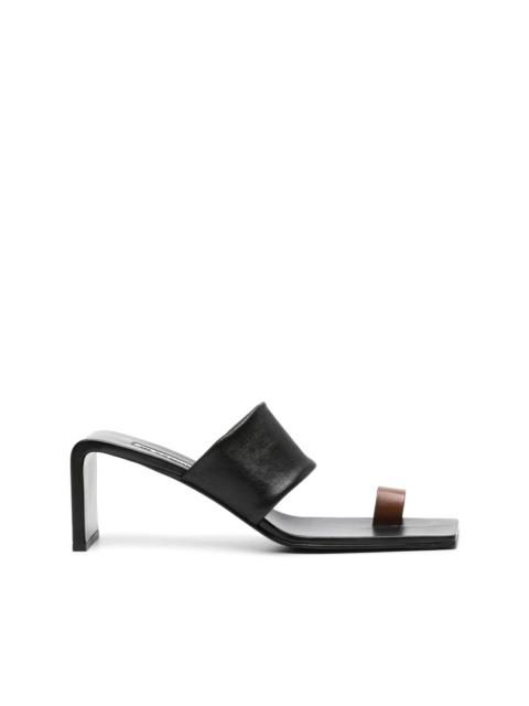 Jil Sander 75mm leather mules