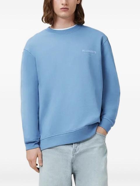 ALLSAINTS logo-embroidered crew neck sweatshirt