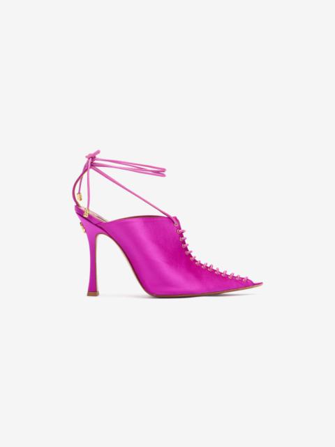 Roberto Cavalli Lace-Up Mules