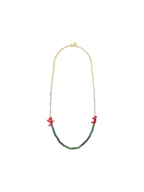 UNDERCOVER beaded chain necklace