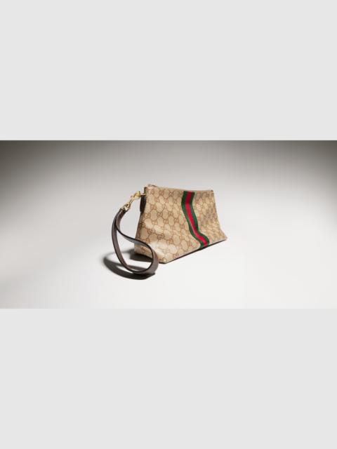 GUCCI Small GG pouch with Web