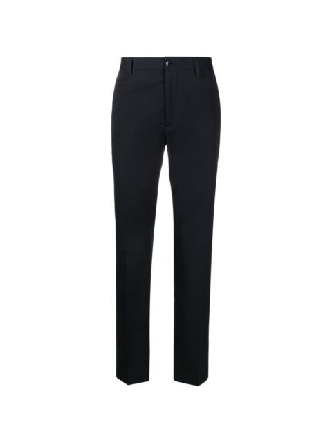 tailored mid-rise trousers