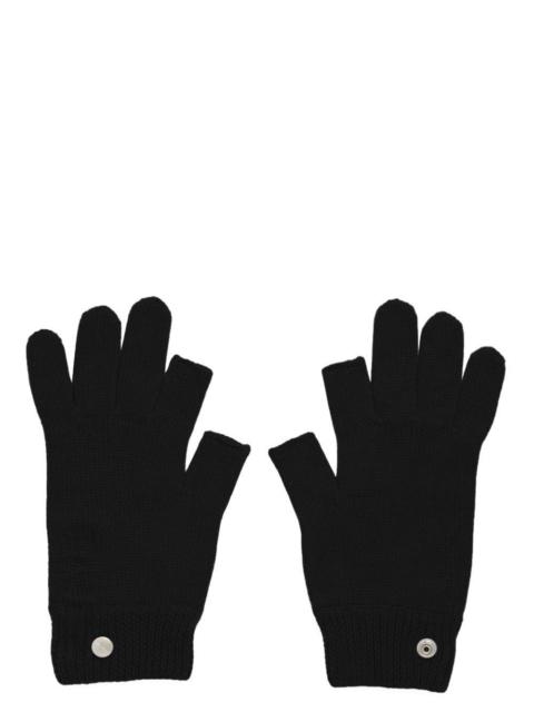 Rick Owens Black Concordians Touchscreen Gloves
