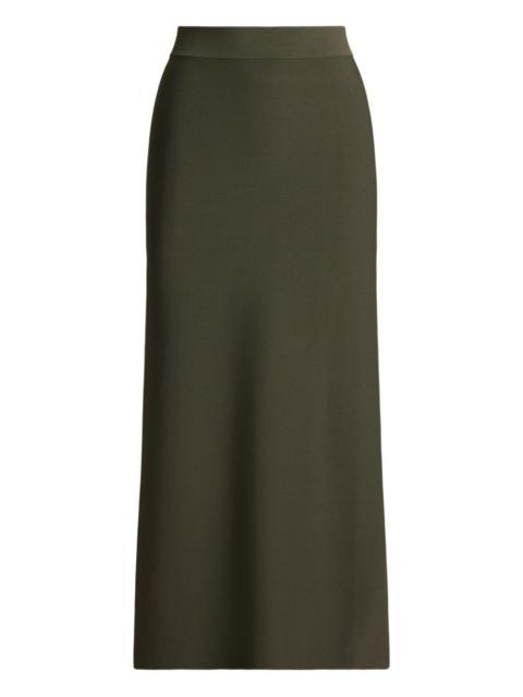 Polo Ralph Lauren ribbed midi skirt