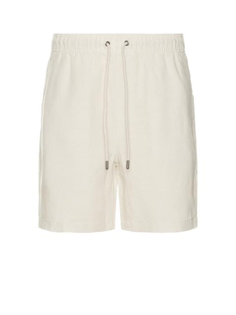onia Air Linen Pull On Short 6" Shorts