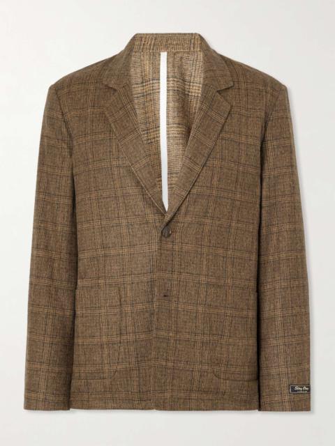 Checked Virgin Wool and Alpaca-Blend Suit Jacket