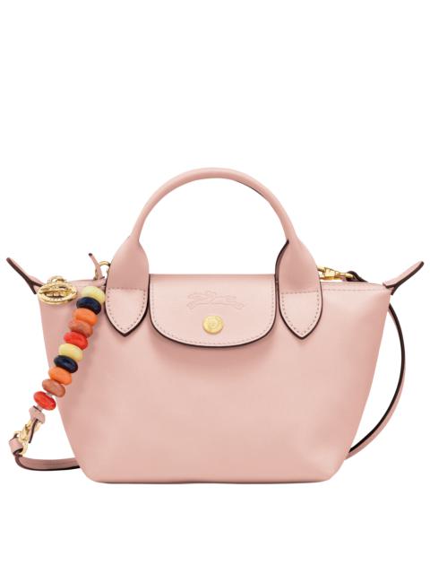 Longchamp Le Pliage Xtra XS Handbag Nude - Leather