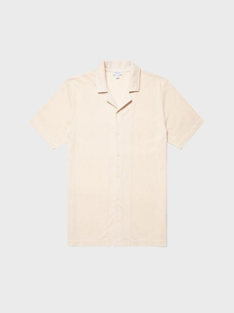 Sunspel Sunspel x MR PORTER Mesh Knit Short Sleeve Shirt