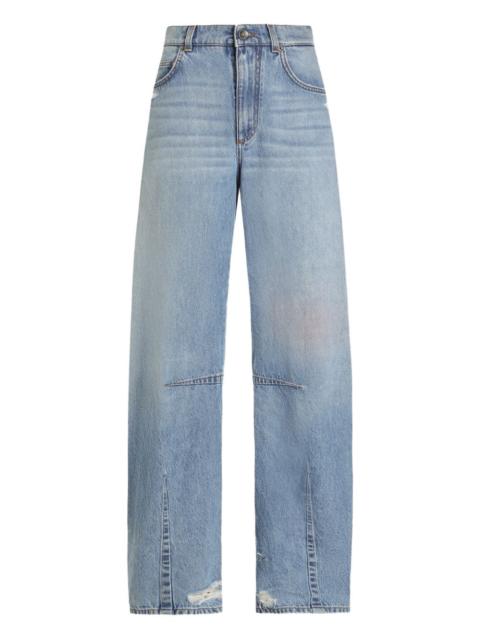 Dolce & Gabbana panel distressed jeans