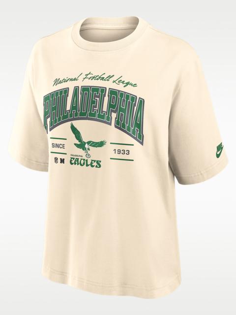 Nike Philadelphia Eagles Vintage Mod Boxy Women's Nike NFL T-Shirt