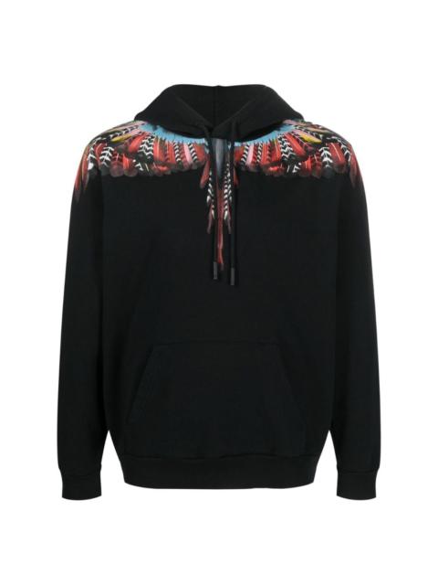 Marcelo Burlon County Of Milan Grizzly Wings organic cotton hoodie