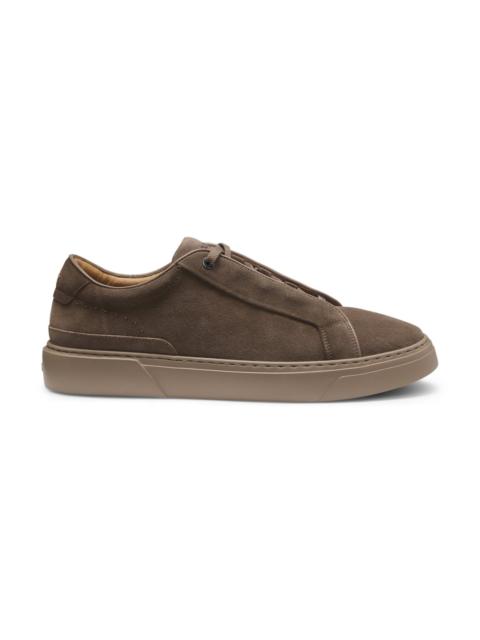 BOSS GARY TRAINERS IN SUEDE