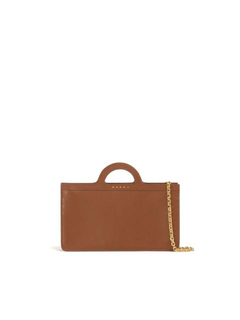 Marni Tropicalia debossed-logo leather bag
