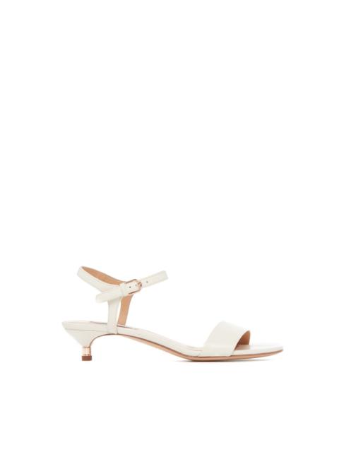 GABRIELA HEARST Soraya Kitten Heel in Cream Leather