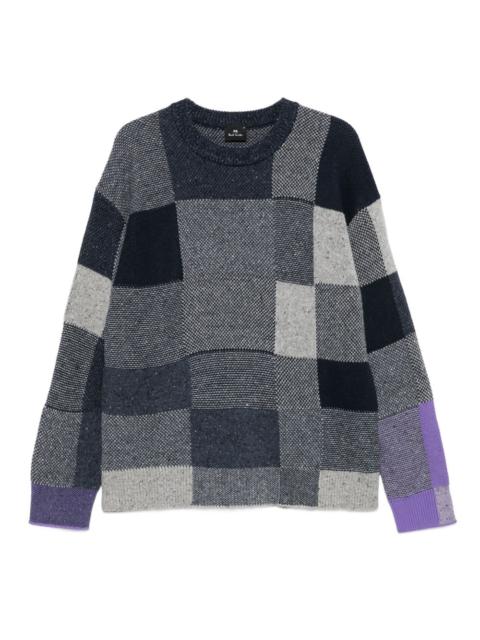 Paul Smith patchwork-panelled sweater
