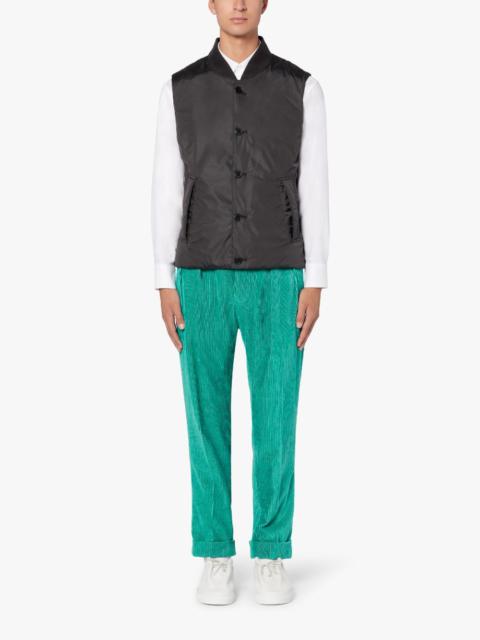 Mackintosh DUNDEE CHARCOAL NYLON LINER VEST | QC-107