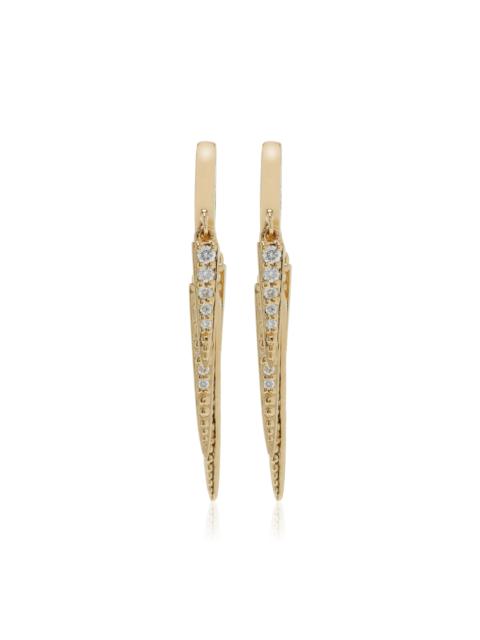 SYDNEY EVAN 14k Yellow Gold Diamond Earrings gold