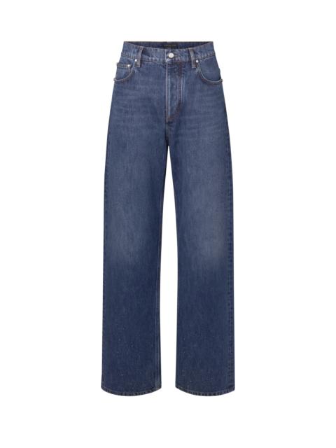 Louis Vuitton Embellished Denim Skate Pants