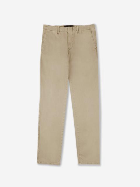 SLOWEAR Slim-fit certified stretch gabardine trousers