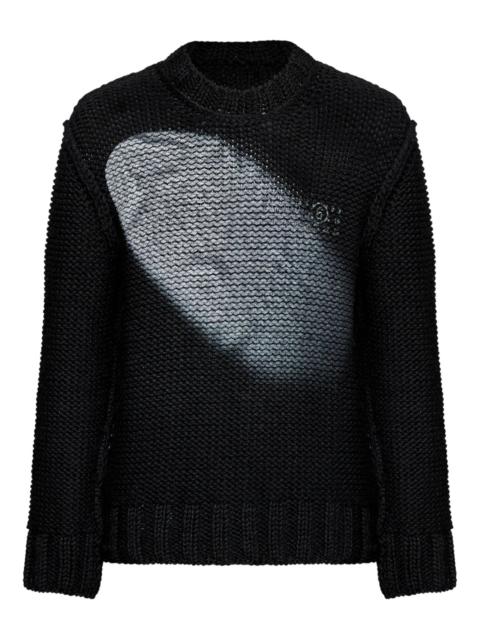 MM6 Maison Margiela Mm6 Maison Margiela Textured Knit Sweater