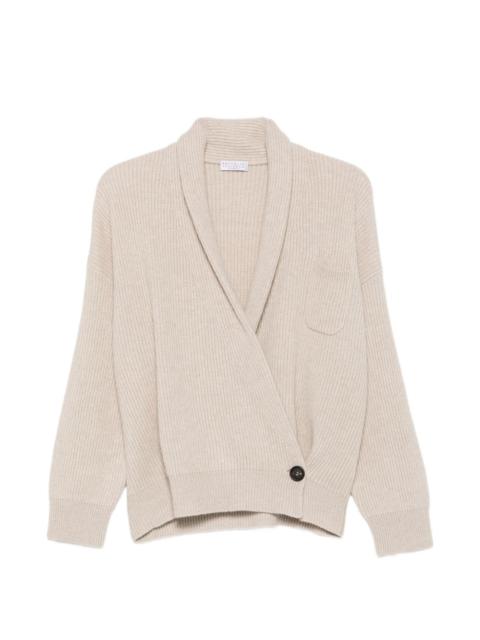 Brunello Cucinelli long-sleeve ribbed-knit sweater