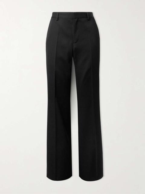 VERSACE Straight-Leg Pleated Wool-Twill Suit Trousers