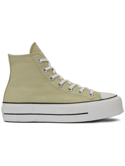 Converse Converse Chuck Taylor All Star Lift Platform Seasonal Color Olive Aura White (W)