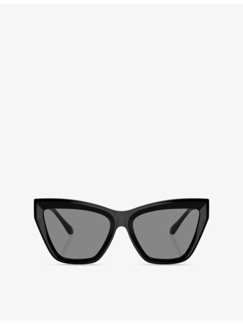 MICHAEL KORS MK2211U Dubai Cat-Eye Acetate Sunglasses
