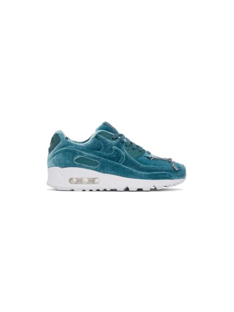 Nike Blue Velvet Air Max 90 Sneakers