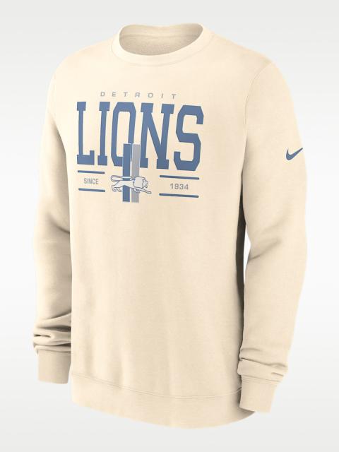 Nike Detroit Lions Club Men's Nike NFL Pullover Crew