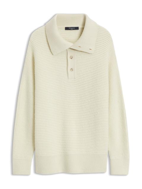 BOSS BOSS BY BECKHAM SWEATER IN VIRGIN WOOL AND ALPACA