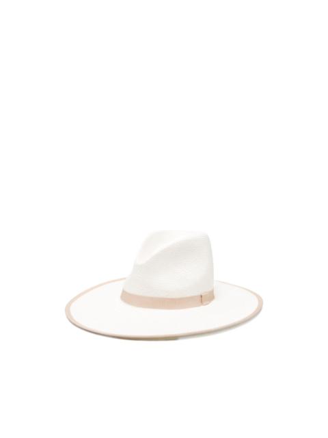 Max Mara ribbon trim hat