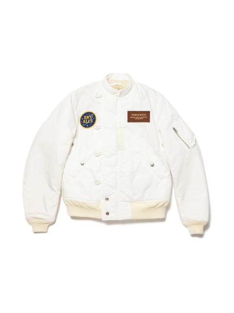 Human Made Human Made Bear Flight Jacket White