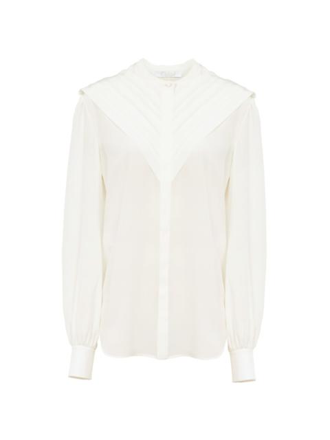 PLEATED BLOUSE