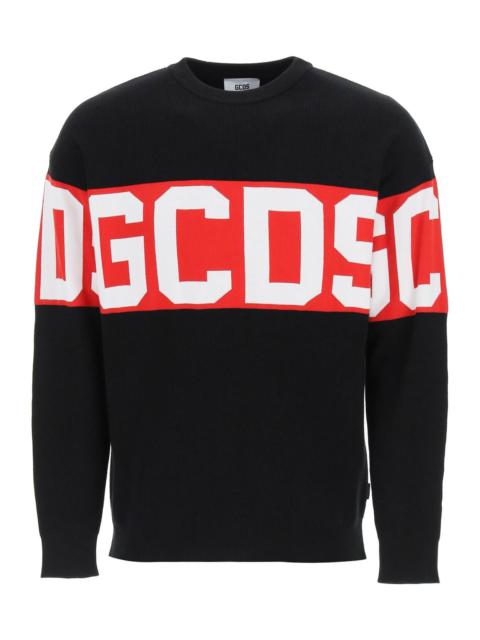 adidas LOGO INTARSIA SWEATER