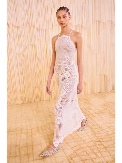 ULLA JOHNSON Suzette Sleeveless Crochet Dress