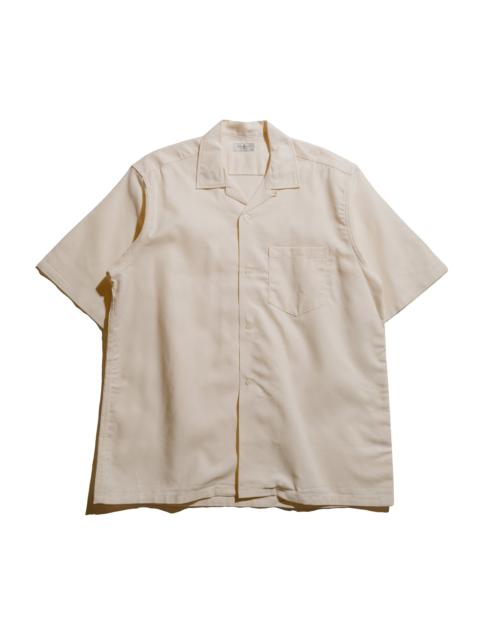 The Real McCoys MS25011 Joe McCoy Panama Shirt S/S Milk