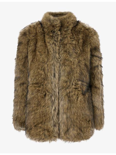 The Frankie Shop Denia Faux-Fur Jacket