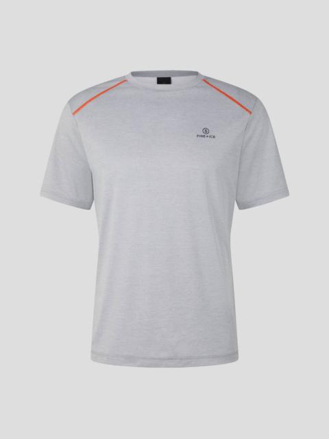 BOGNER ASHTON FUNCTIONAL T-SHIRT IN LIGHT GRAY