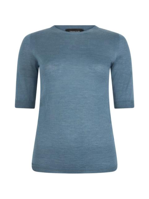 FABIANA FILIPPI three-quarter sleeves crew-neck sweatshirt